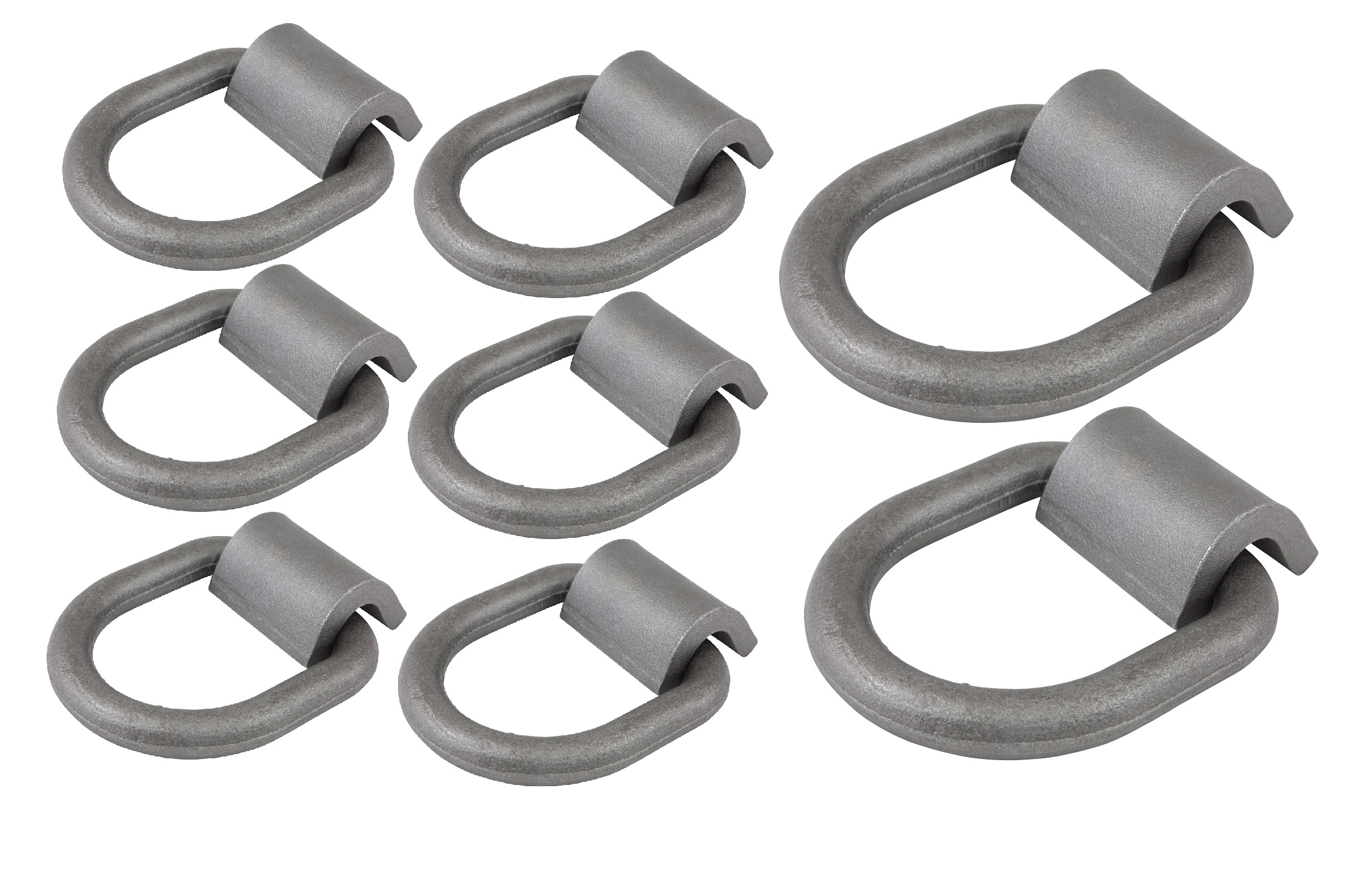 (8 Pack) 1/2" Heavy Duty WeldOn D Ring 12,000 Lbs eBay